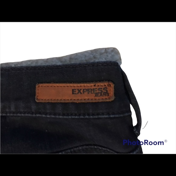 Express black jeaggins in excellent preowned condition - Picture 5 of 12